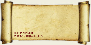 Miljana Pandžić vizit kartica